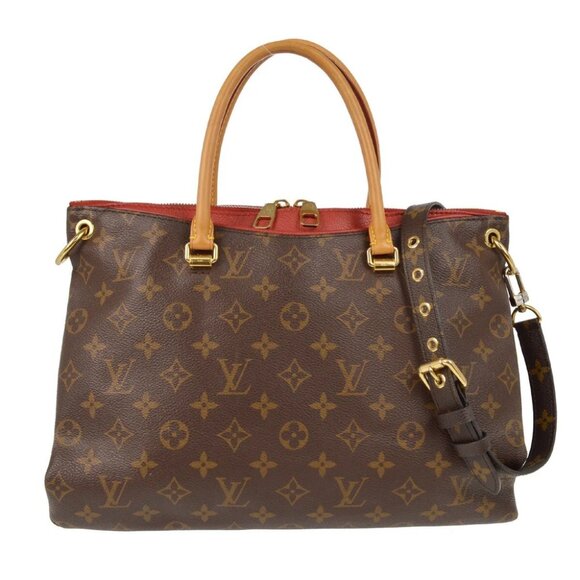 Louis Vuitton Saffron Monogram Pallas 2way Tote Bag - Picture 1 of 11